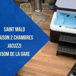  Hébergement de vacances Malo - Jolie Maison Avec Jacuzzi 150m Gare
